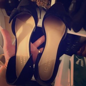 Cute flats pink ones used once black never used